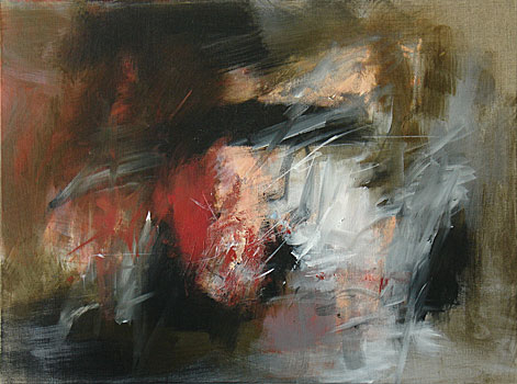 Gerhard Sauter, o.T., 2007, Acryl auf Leinwand, 80 x 100 cm